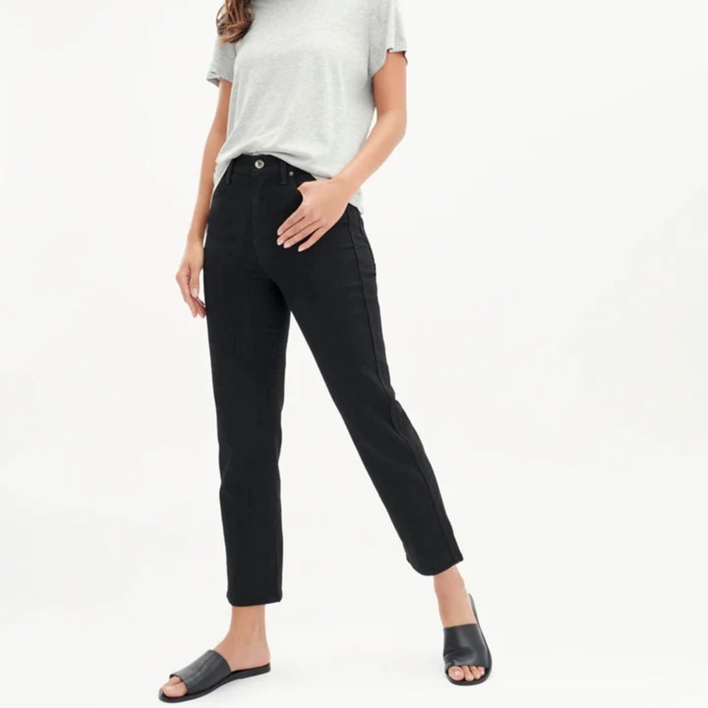 splendid high waist crop straight jeans size 24 NWT